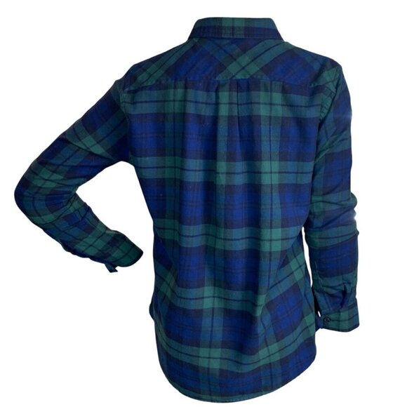 Weatherproof Vintage Comfort Stretch Plaid Flannel Button-Down Shirt M #332G - Picture 7 of 16